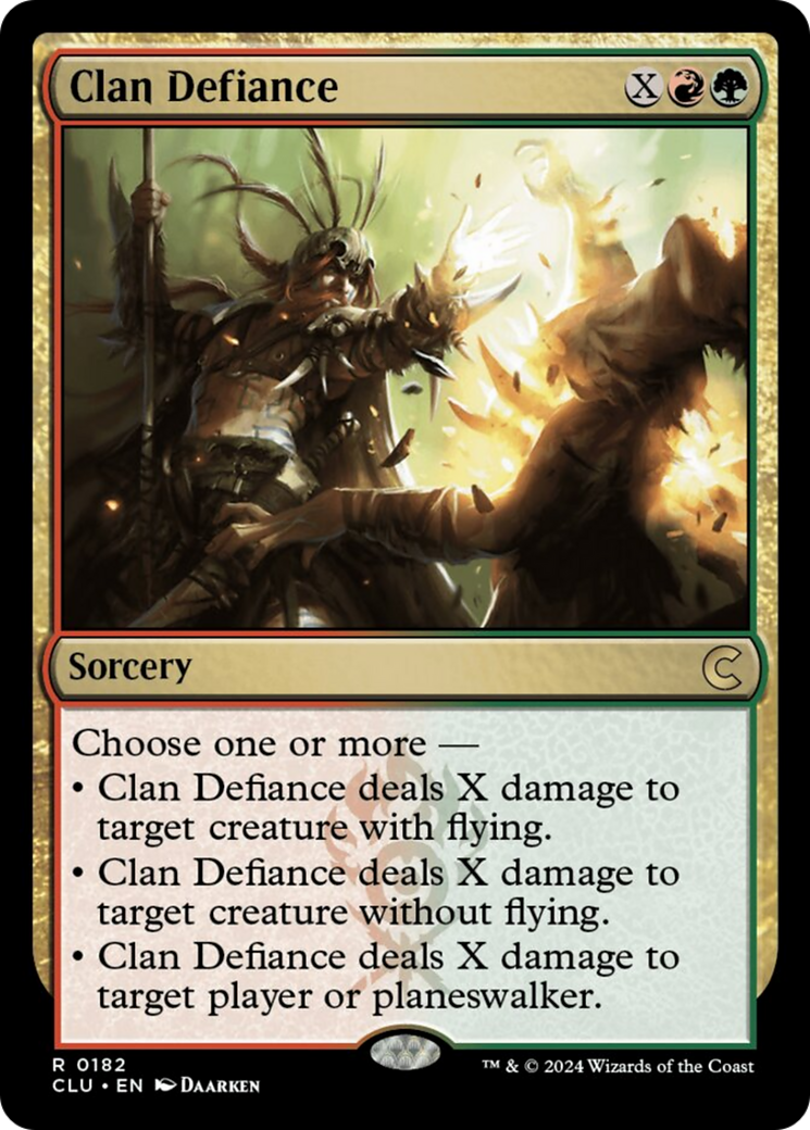 Clan Defiance [Ravnica: Clue Edition] | Fandemonia Ltd