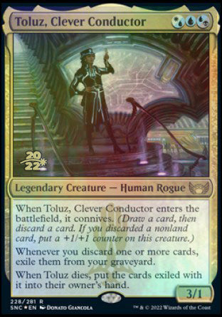 Toluz, Clever Conductor [Streets of New Capenna Prerelease Promos] | Fandemonia Ltd