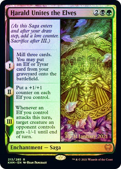 Harald Unites the Elves [Kaldheim Prerelease Promos] | Fandemonia Ltd