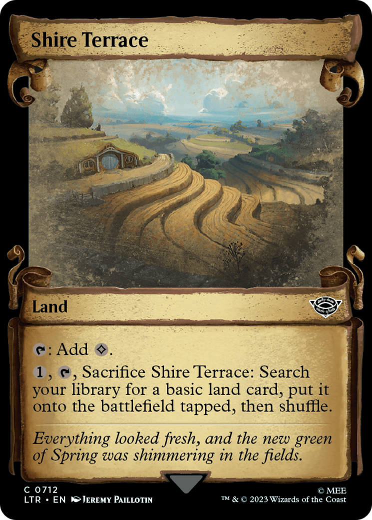 Shire Terrace [The Lord of the Rings: Tales of Middle-Earth Showcase Scrolls] | Fandemonia Ltd