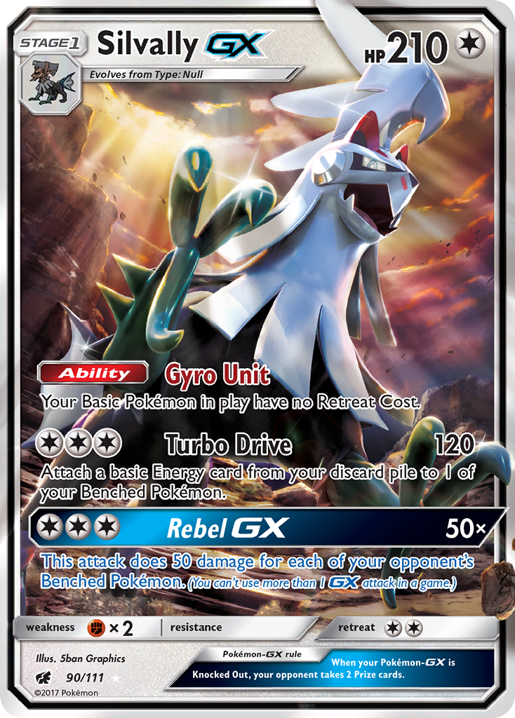 Silvally GX (90/111) [Sun & Moon: Crimson Invasion] | Fandemonia Ltd