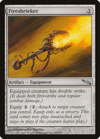 Fireshrieker [Mirrodin] | Fandemonia Ltd