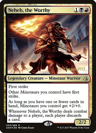 Neheb, the Worthy [Amonkhet Promos] | Fandemonia Ltd