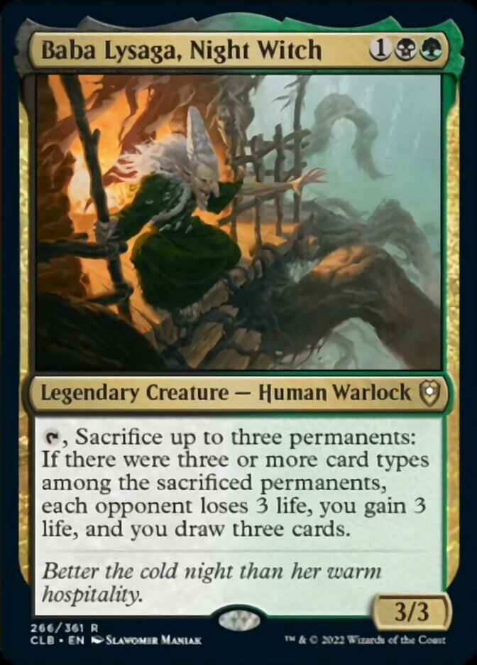 Baba Lysaga, Night Witch [Commander Legends: Battle for Baldur's Gate] | Fandemonia Ltd