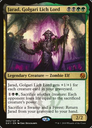 Jarad, Golgari Lich Lord [GRN Guild Kit] | Fandemonia Ltd