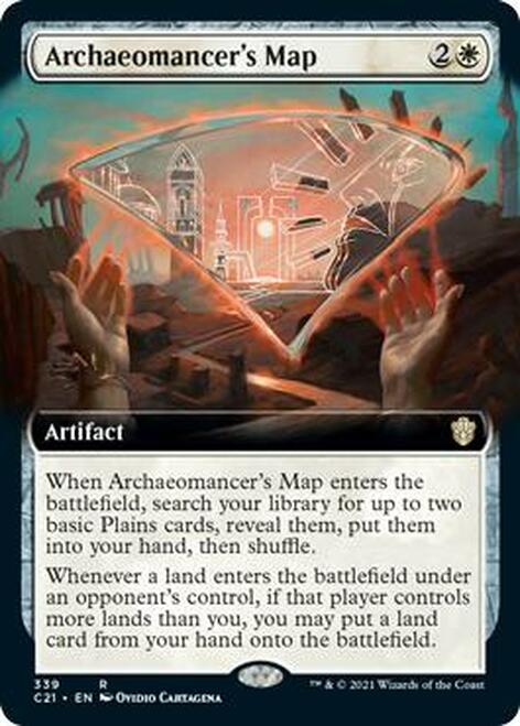 Archaeomancer's Map (Extended) [Commander 2021] | Fandemonia Ltd