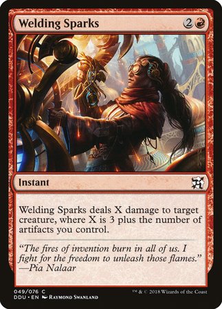 Welding Sparks [Duel Decks: Elves vs. Inventors] | Fandemonia Ltd