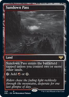 Sundown Pass [Innistrad: Double Feature] | Fandemonia Ltd