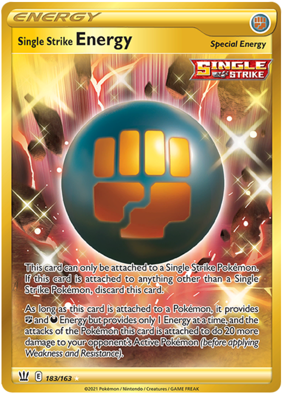 Single Strike Energy (183/163) [Sword & Shield: Battle Styles] | Fandemonia Ltd