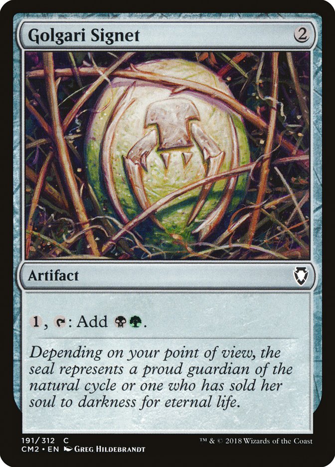 Golgari Signet (191/312) [Commander Anthology Volume II] | Fandemonia Ltd