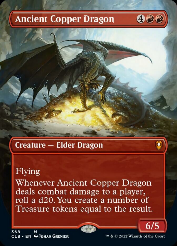 Ancient Copper Dragon (Borderless Alternate Art) [Commander Legends: Battle for Baldur's Gate] | Fandemonia Ltd