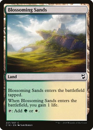 Blossoming Sands [Commander 2018] | Fandemonia Ltd