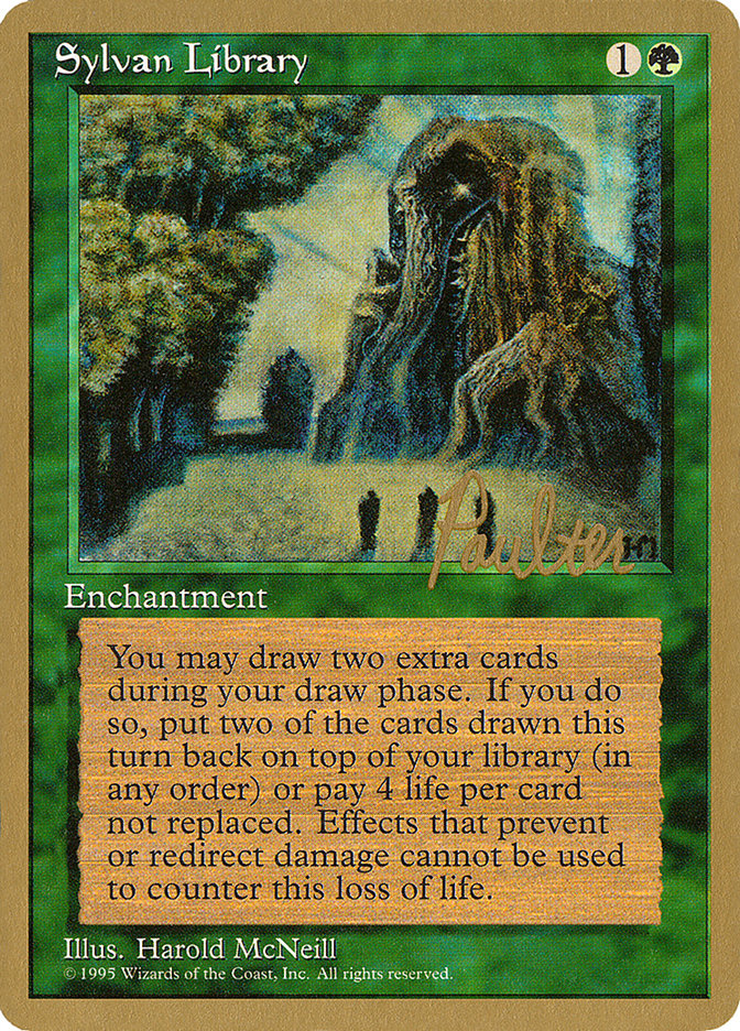 Sylvan Library (Preston Poulter) [Pro Tour Collector Set] | Fandemonia Ltd
