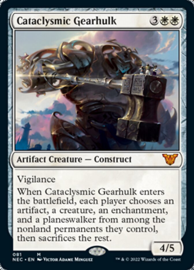 Cataclysmic Gearhulk [Kamigawa: Neon Dynasty Commander] | Fandemonia Ltd