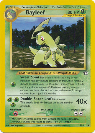 Bayleef (29/111) [Neo Genesis Unlimited] | Fandemonia Ltd