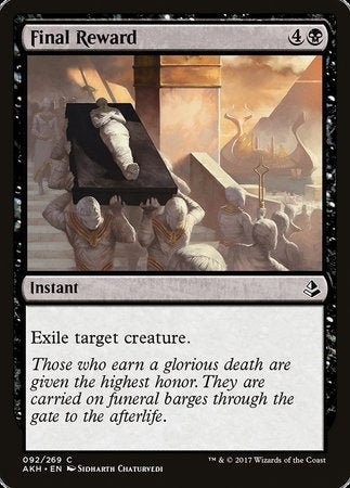 Final Reward [Amonkhet] | Fandemonia Ltd