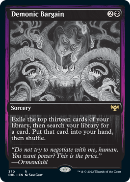 Demonic Bargain [Innistrad: Double Feature] | Fandemonia Ltd