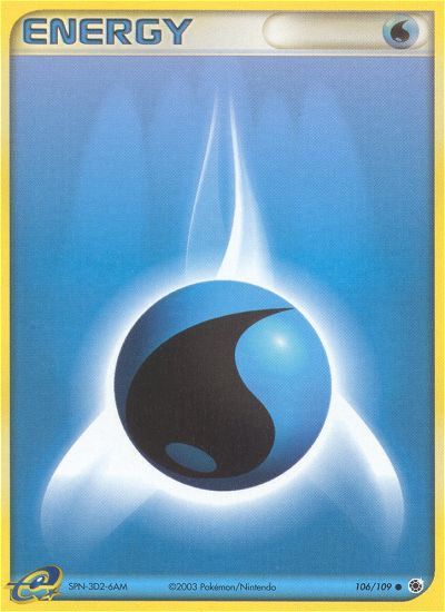 Water Energy (106/109) [EX: Ruby & Sapphire] | Fandemonia Ltd