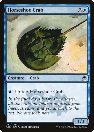Horseshoe Crab [Masters 25] | Fandemonia Ltd
