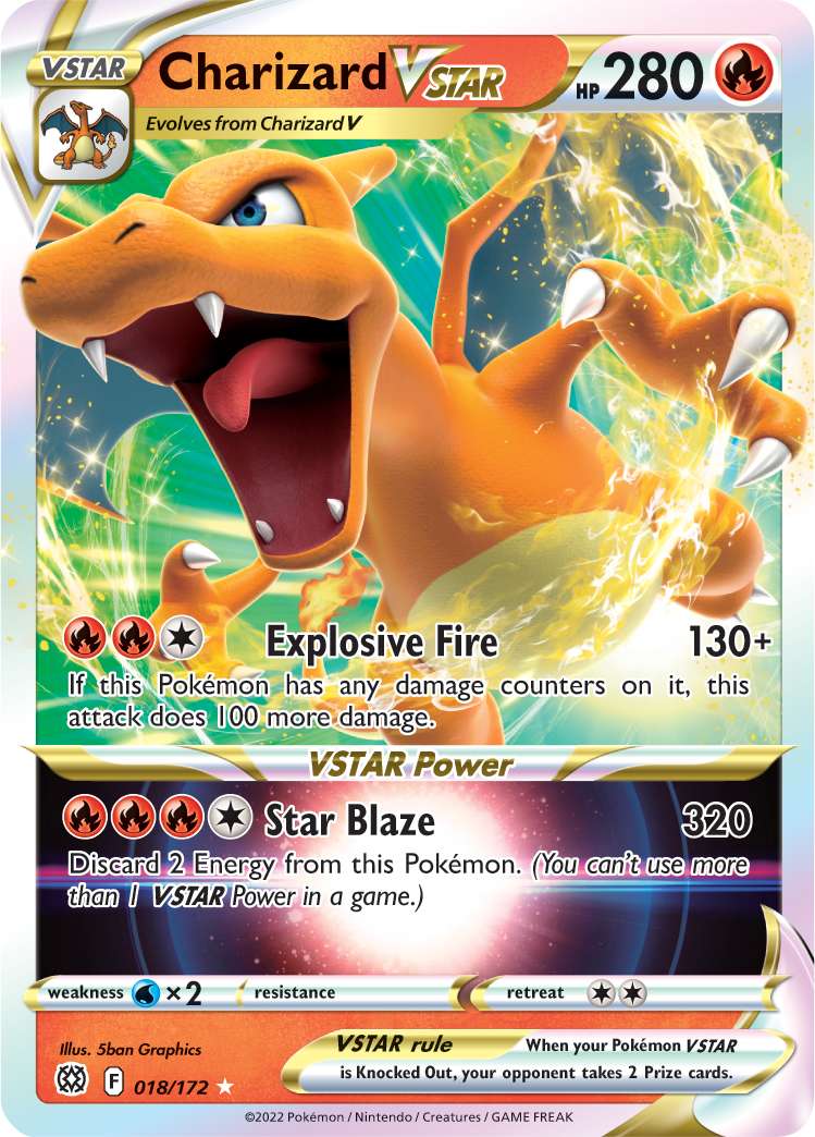 Charizard VSTAR (018/172) [Sword & Shield: Brilliant Stars] | Fandemonia Ltd