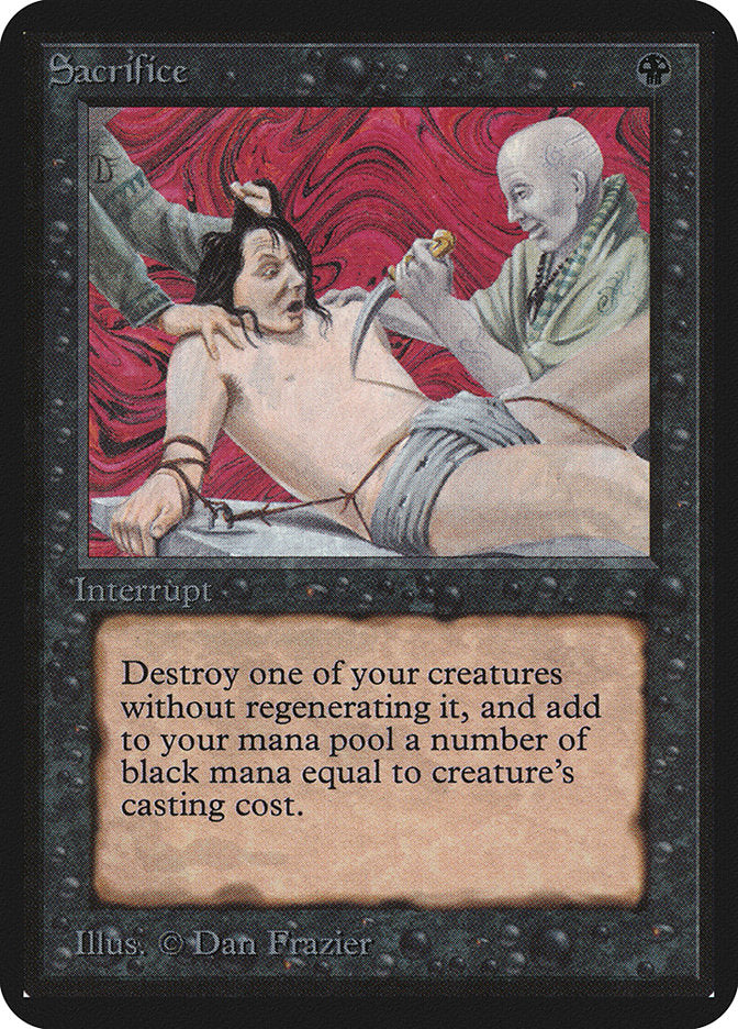 Sacrifice [Limited Edition Alpha] | Fandemonia Ltd