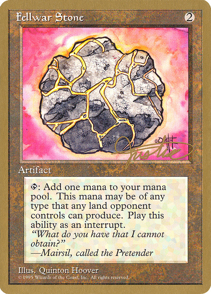 Fellwar Stone (Mark Justice) [Pro Tour Collector Set] | Fandemonia Ltd