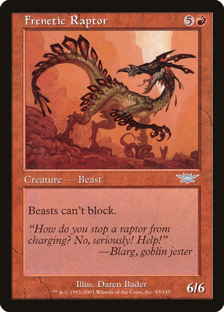 Frenetic Raptor [Legions] | Fandemonia Ltd