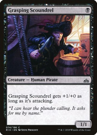 Grasping Scoundrel [Rivals of Ixalan] | Fandemonia Ltd