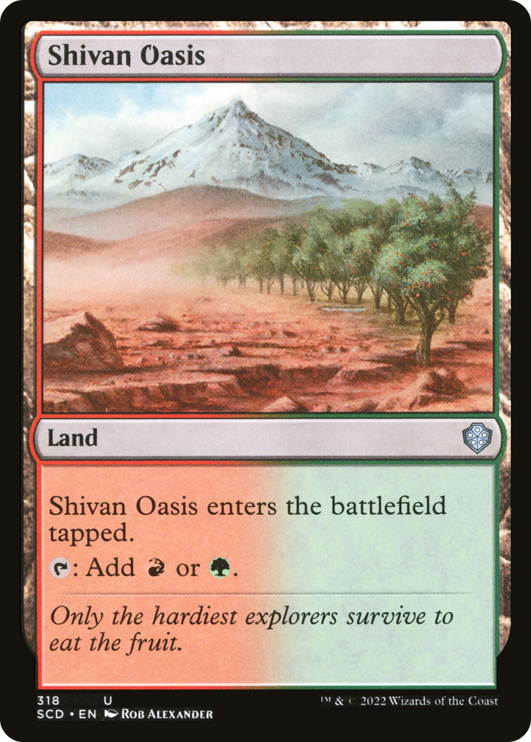 Shivan Oasis [Starter Commander Decks] | Fandemonia Ltd