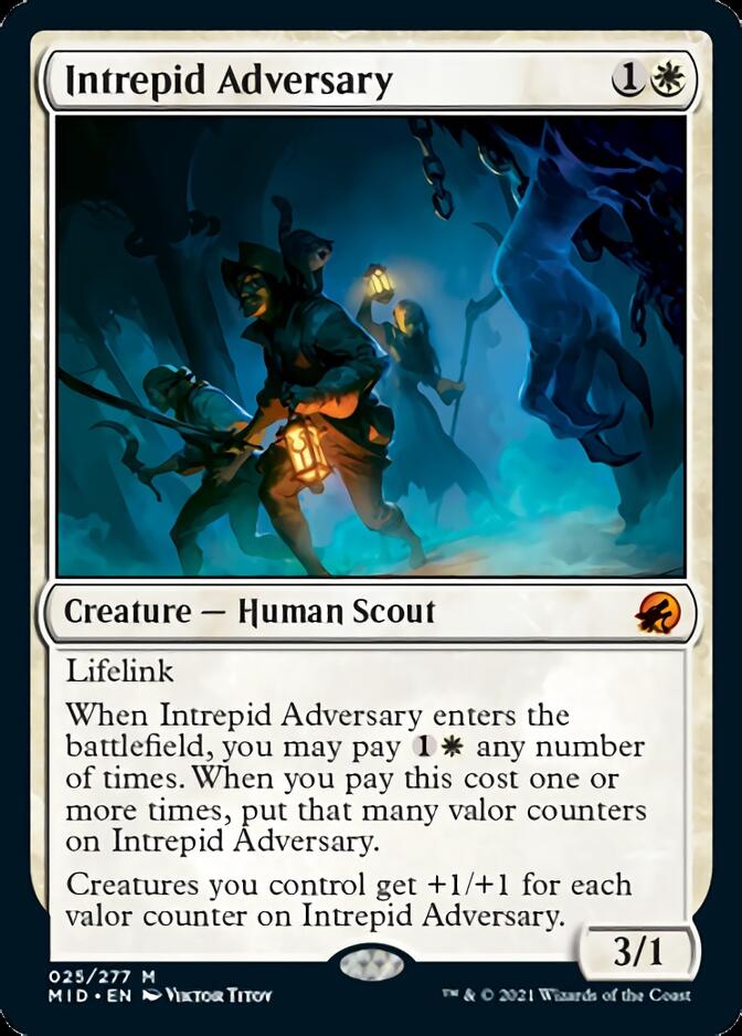 Intrepid Adversary [Innistrad: Midnight Hunt] | Fandemonia Ltd