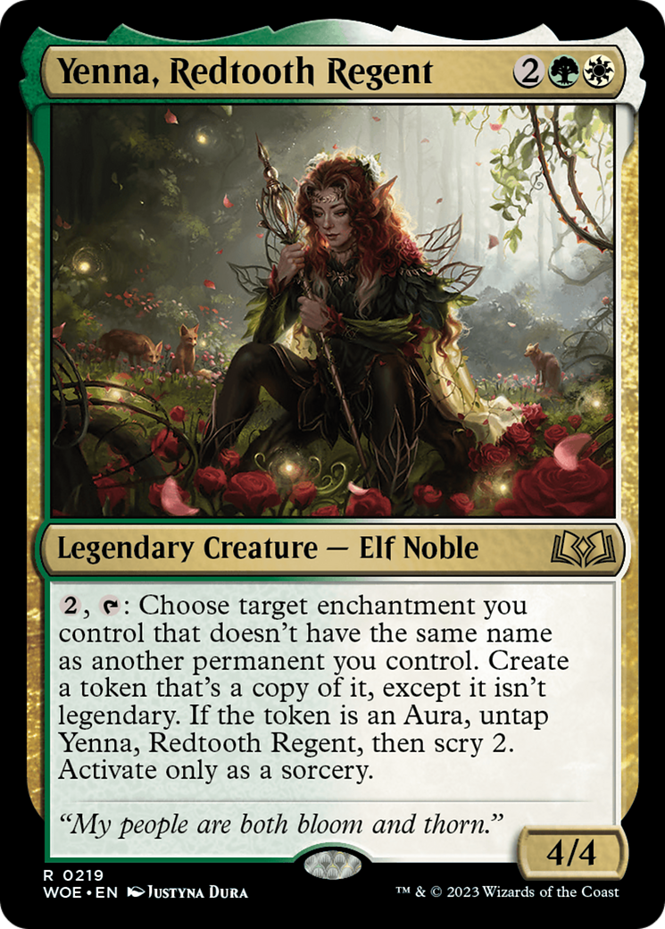Yenna, Redtooth Regent [Wilds of Eldraine Prerelease Promos] | Fandemonia Ltd