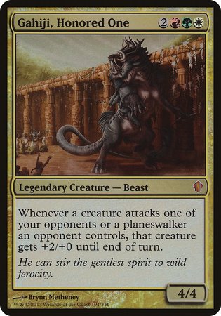 Gahiji, Honored One (Commander 2013) [Commander 2013 Oversized] | Fandemonia Ltd