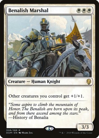 Benalish Marshal [Dominaria Promos] | Fandemonia Ltd