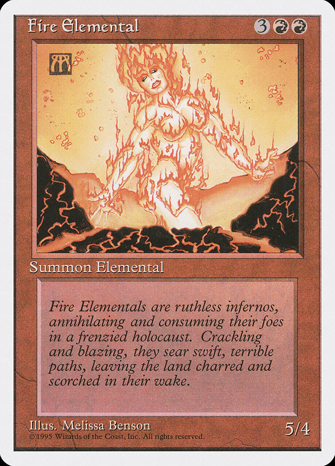 Fire Elemental [Fourth Edition] | Fandemonia Ltd
