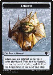 Daretti, Scrap Savant Emblem // Tuktuk the Returned Double-sided Token [Commander 2014 Tokens] | Fandemonia Ltd