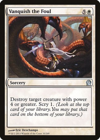 Vanquish the Foul [Theros] | Fandemonia Ltd