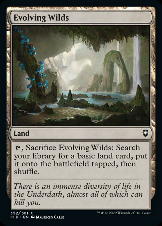 Evolving Wilds [Commander Legends: Battle for Baldur's Gate] | Fandemonia Ltd