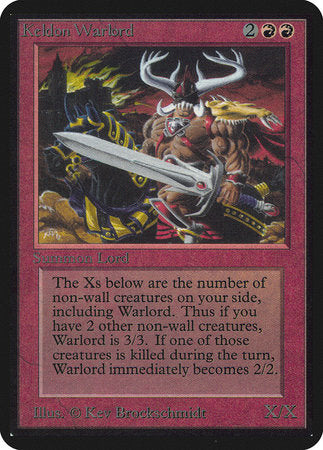Keldon Warlord [Limited Edition Alpha] | Fandemonia Ltd