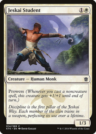 Jeskai Student [Khans of Tarkir] | Fandemonia Ltd
