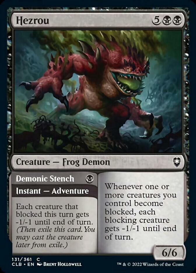 Hezrou // Demonic Stench [Commander Legends: Battle for Baldur's Gate] | Fandemonia Ltd