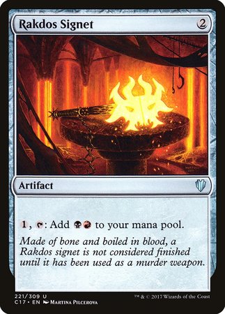 Rakdos Signet [Commander 2017] | Fandemonia Ltd