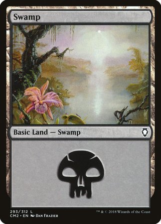 Swamp (293) [Commander Anthology Volume II] | Fandemonia Ltd