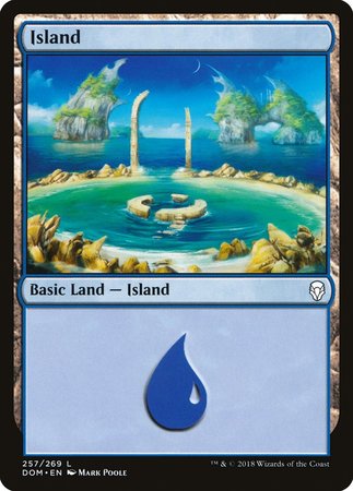 Island (257) [Dominaria] | Fandemonia Ltd