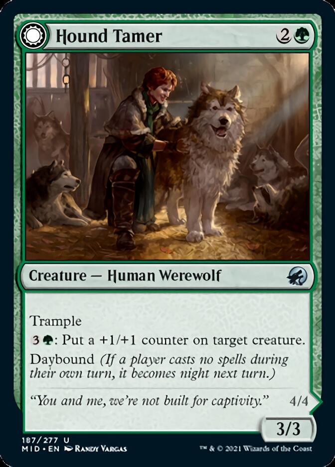 Hound Tamer // Untamed Pup [Innistrad: Midnight Hunt] | Fandemonia Ltd