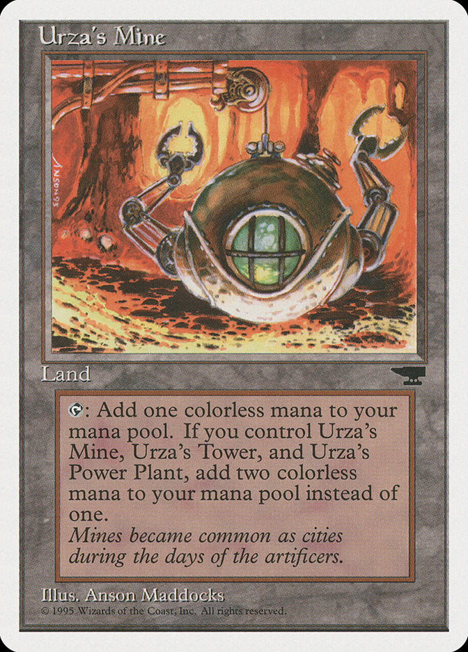 Urza's Mine (Orange Background) [Chronicles] | Fandemonia Ltd