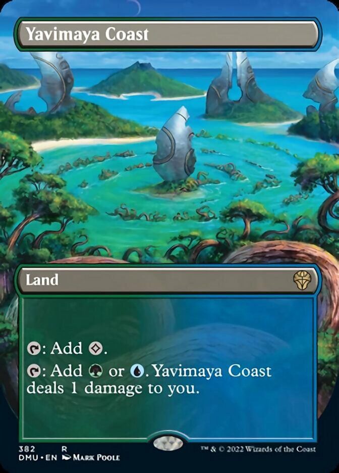 Yavimaya Coast (Borderless Alternate Art) [Dominaria United] | Fandemonia Ltd