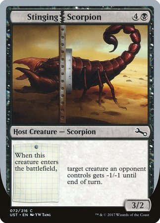 Stinging Scorpion [Unstable] | Fandemonia Ltd