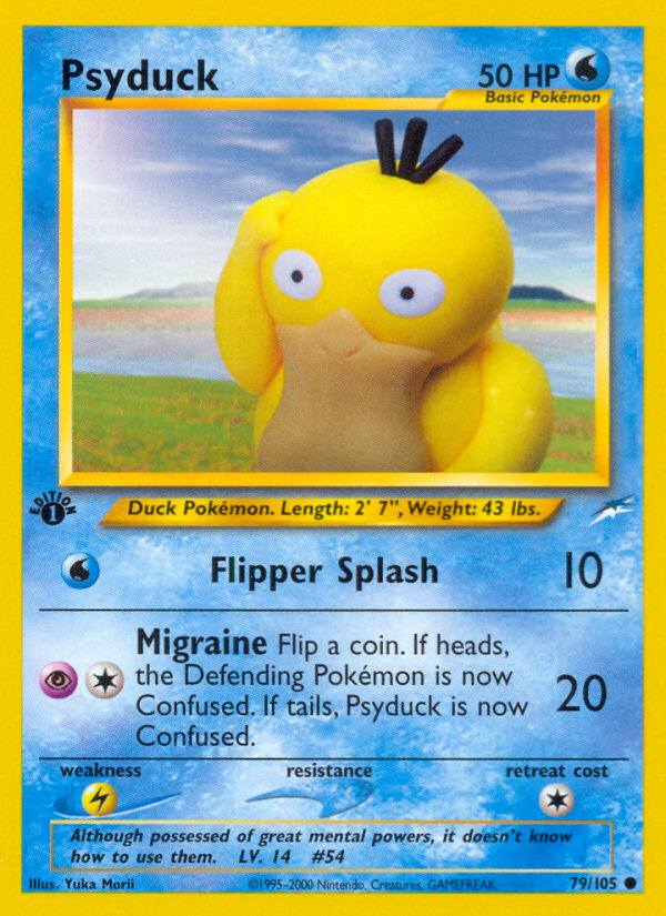 Psyduck (79/105) [Neo Destiny 1st Edition] | Fandemonia Ltd