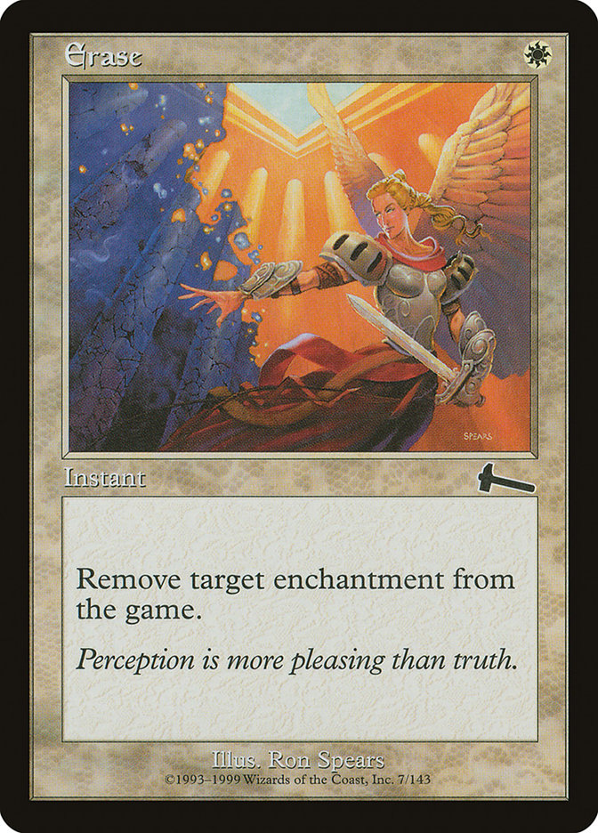 Erase [Urza's Legacy] | Fandemonia Ltd