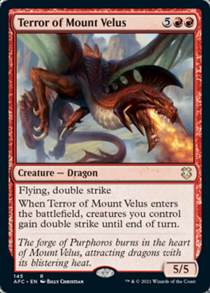 Terror of Mount Velus [Dungeons & Dragons: Adventures in the Forgotten Realms Commander] | Fandemonia Ltd